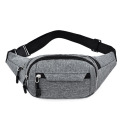 Accept Custom Logo Oxford Material Unisex Crossbody Belt Bag Sports Bumbags Jogging Outwork Fanny Pack Gym Running Waist Bag for Men Women